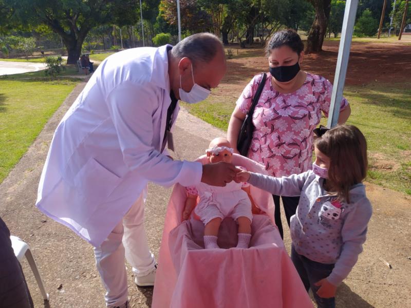 Saúde no Parque ofereceu serviços e orientações para a população guaxupeana