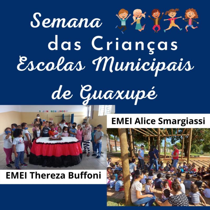 Escolas Municipais e Parceiras de Guaxupé são destaque no planejamento do mês da Criança
