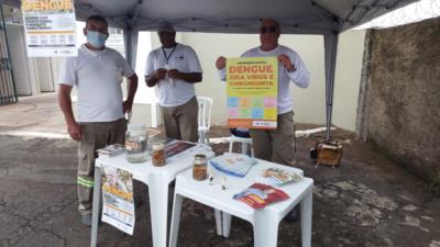 Vigilância em Saúde realiza ações para prevenir focos de dengue nos cemitérios de Guaxupé