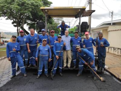 Prefeitura inicia trabalho de recapeamento da Avenida Dona Floriana