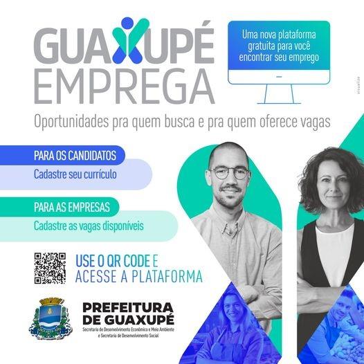Plataforma Guaxupé Emprega gera empregos e renda para guaxupeanos