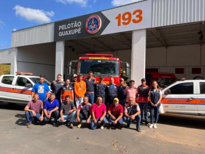DEFESA CIVIL DE GUAXUPÉ PARTICIPA DE CURSO DE COMBATE A INCÊNDIOS FLORESTAIS PROMOVIDO PELO CORPO DE BOMBEIROS