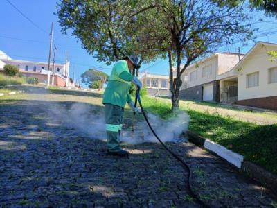 CAPINA URBANA GANHA REFORÇO NA LIMPEZA DA CIDADE 
