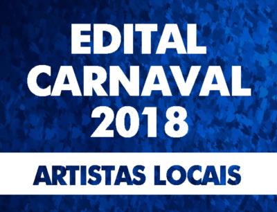 Edital 02/2018 - Artistas Locais