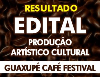 Resulta do Edital 04/2018 - Guaxupé Café Festival 2018