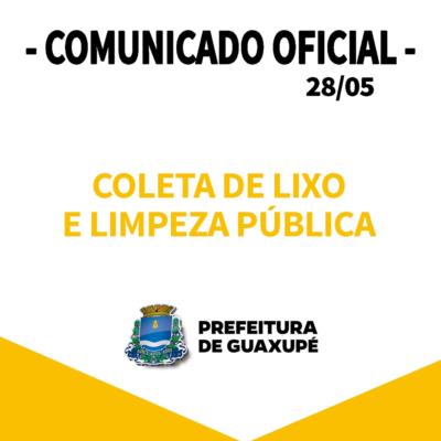 Comunicado Oficial - Coleta de Lixo